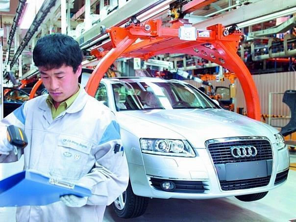 Produktion des Audi A6 L in China. Foto: Auto-Reporter/Audi 